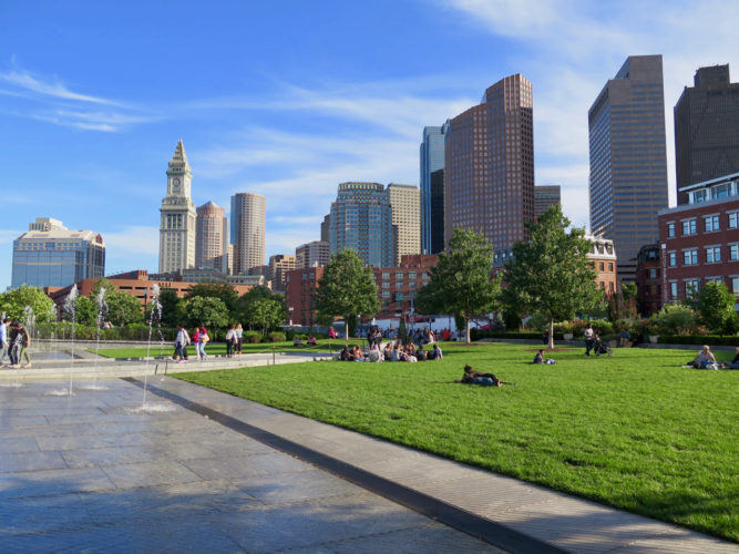De Downtown à North End, Boston, Massachusetts (États-Unis)
