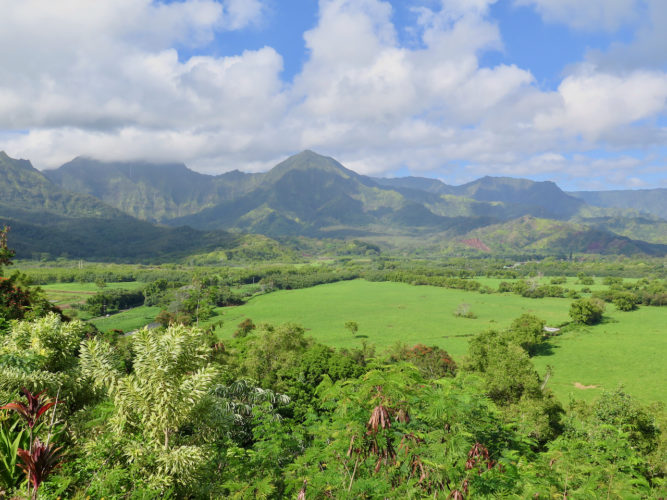La côte nord de Kauai, Hawaï (États-Unis)